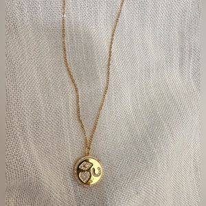 I love you Medallion 18K Yellow GP